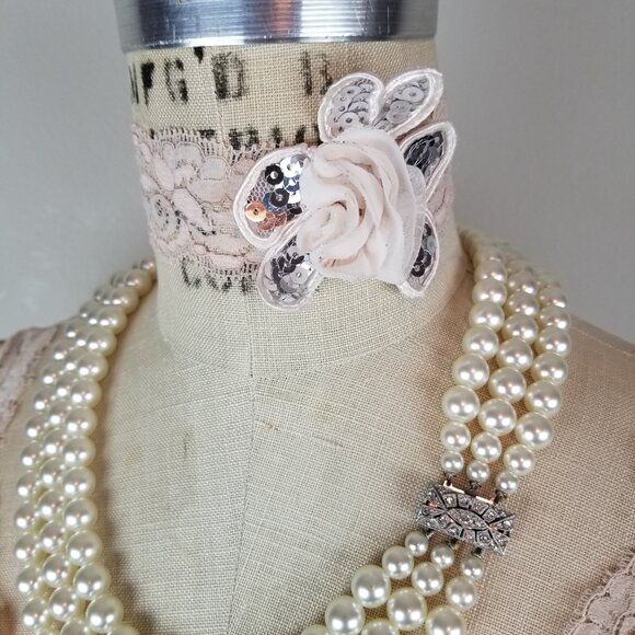 Romantic Vintage 1950's Pale Pink Babydoll Nightgown by Aristocraft * Medium - Picture 5 of 11